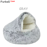 Pawsypals Cozy Warm All Season Cat Bed