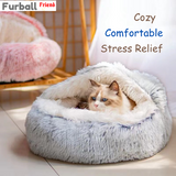 Pawsypals Cozy Warm All Season Cat Bed