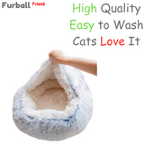 Pawsypals Cozy Warm All Season Cat Bed