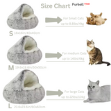 Pawsypals Cozy Warm All Season Cat Bed