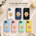 A collection of customized pet portrait in different colors, watercolor design by Pawsy Pals